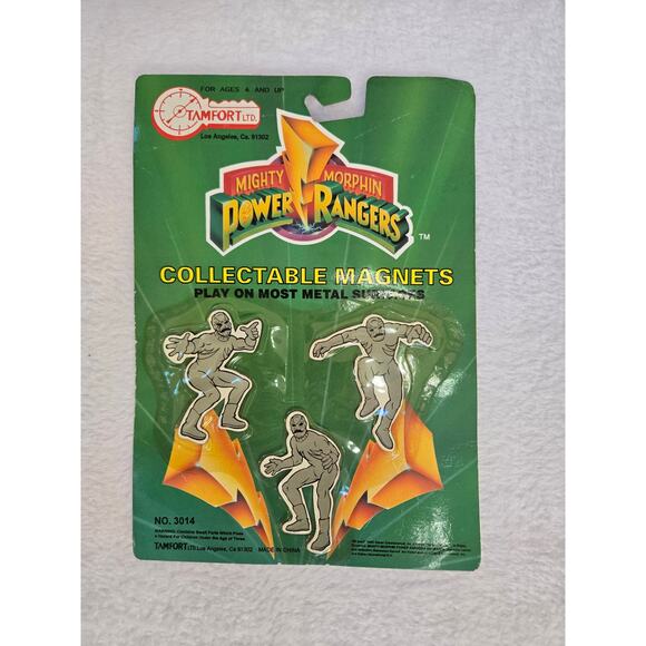 Sealed 1993 mighty Morphin Power Rangers magnets 3 total 3014 Tamfort - Picture 1 of 3